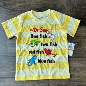 Dr. Seuss Toddler T-Shirt - One Fish Two Fish Shirt - Size: 3T - NWT